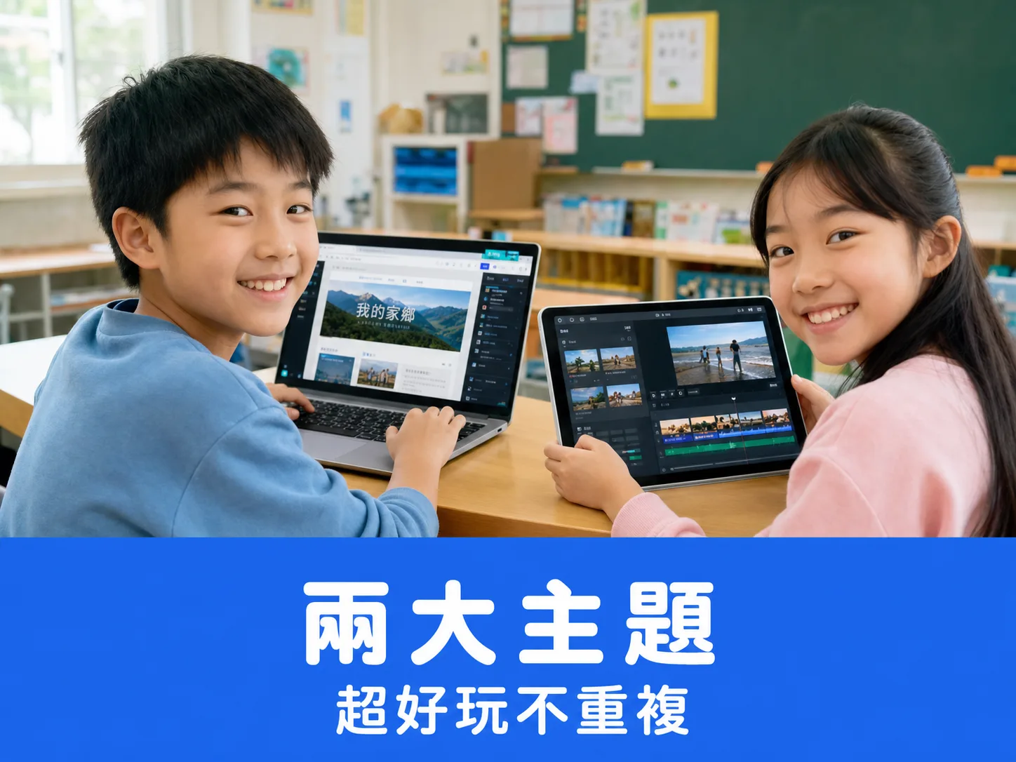 兩大主題|超好玩不重複